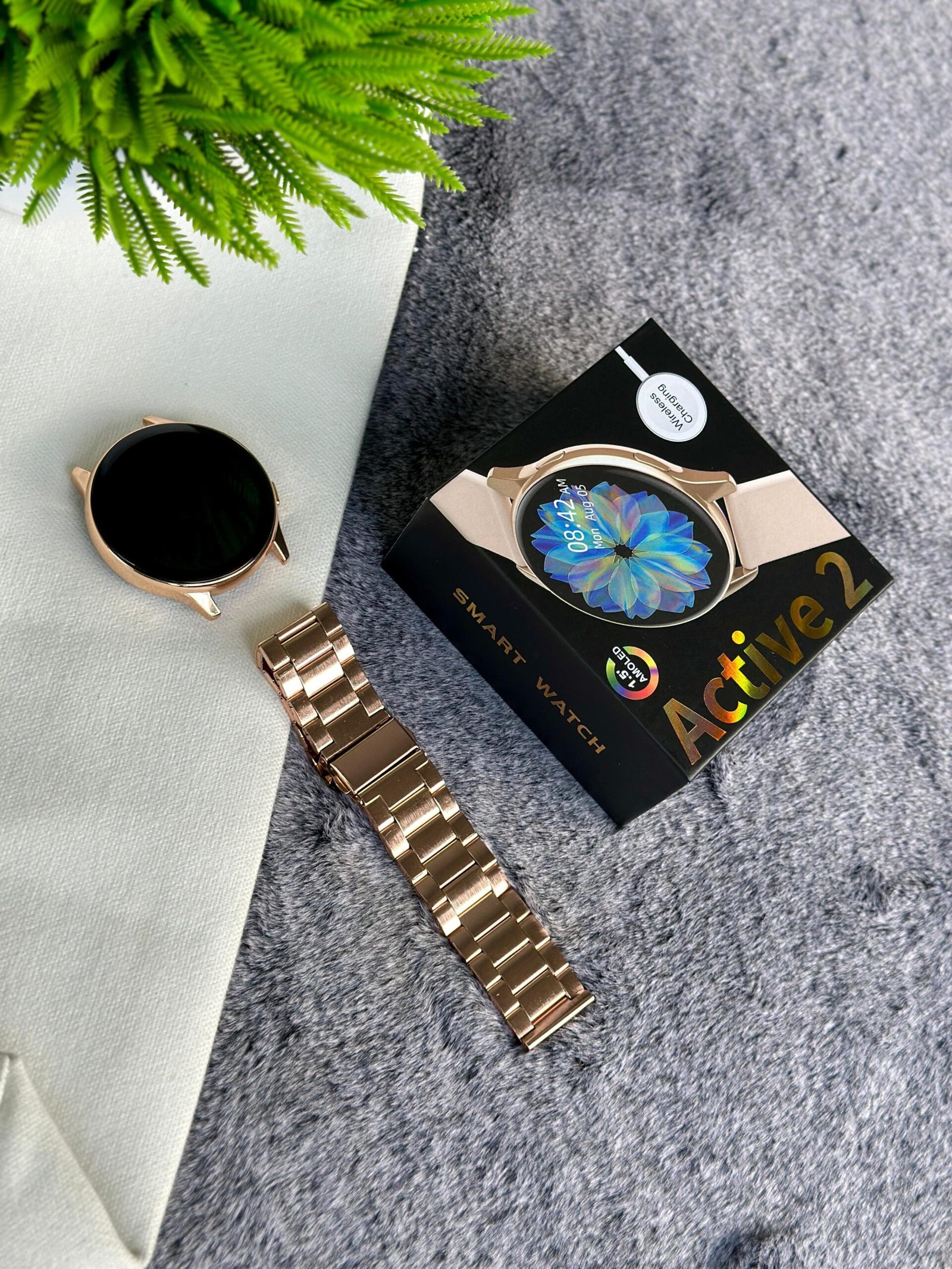 Active 2 Smartwatch - Metal & Silicon Strap, ios & Android App connectivity - Image 3