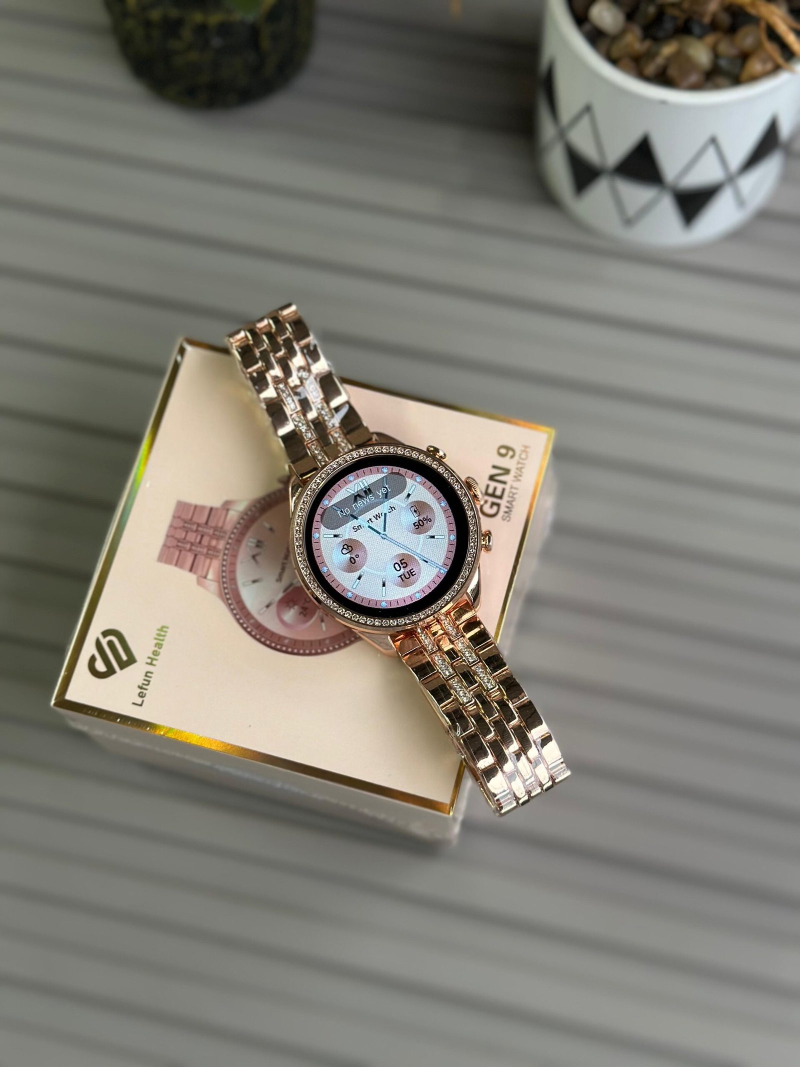 Gen 9 - Ladies Smart Watch, Metal & Silicon Strap, ios & Android App connectivity - Image 4