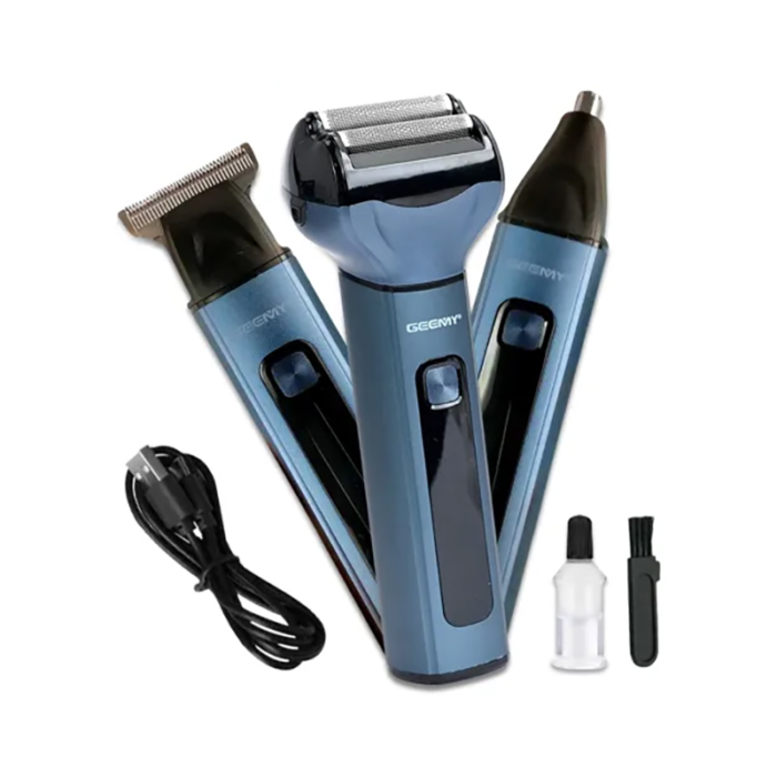 GEEMY GM6719 3-in-1 Rechargeable Shaver & Trimmer Set