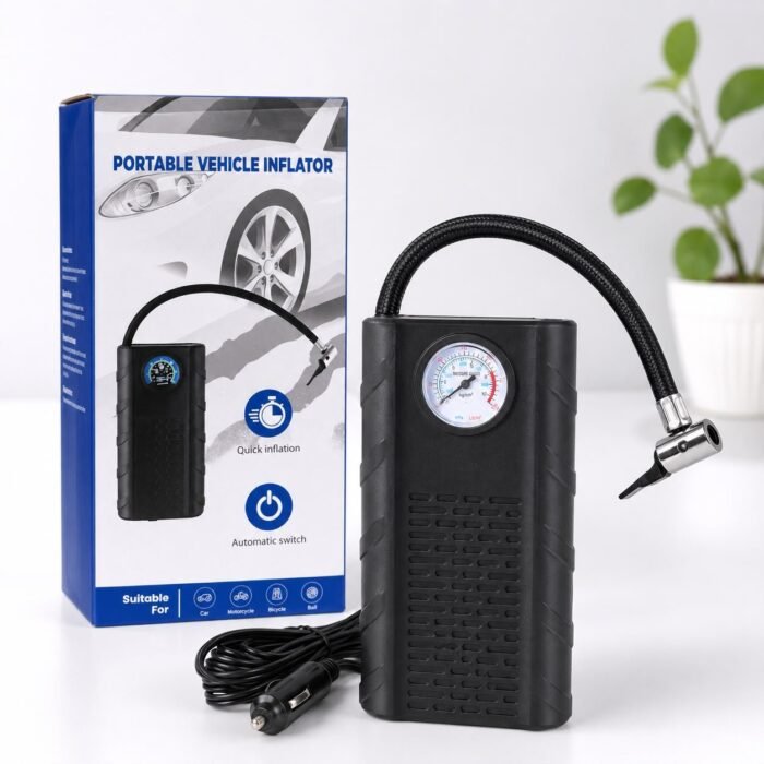 Portable Vehicle Inflator | Tyre & Football Air Pump